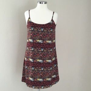 Sam Edelman Graffiti-Print Spaghetti Strap Mini